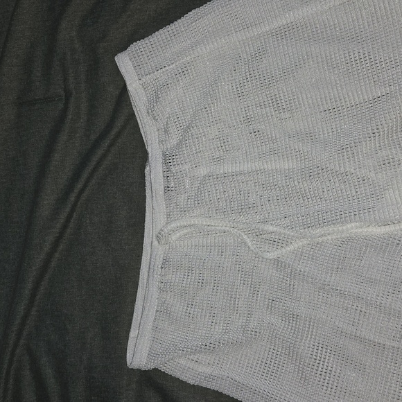 Jordan Taylor Mesh White Cover Up Swim Pants - Picture 3 of 3
